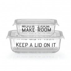 kate spade new york All in Good Taste Rectangular Food Storage Containers, Set of 2 KSNY2510